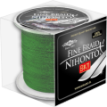 Плетеный шнур Mikado NIHONTO FINE 0,12 green (300 м) - 8.80 кг.