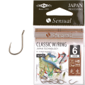 Крючки рыболовные  Mikado - SENSUAL - CLASSIC W/RING № 12