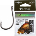 Крючки рыболовные  Mikado - SENSUAL - TANAGO W/RING № 12