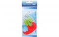 Оснастка для морской рыбалки Mikado TREBLE PILK TWIST RIG 6 см., крючки 3 х № 4/0
