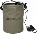 Ведро мягкое Mikado для зачерпывания воды (26 x 20 см., 8 литров) AMC-021