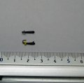 Мормышка Овсинка. d=1,5 мм. вольфрам. чёрный + бисер